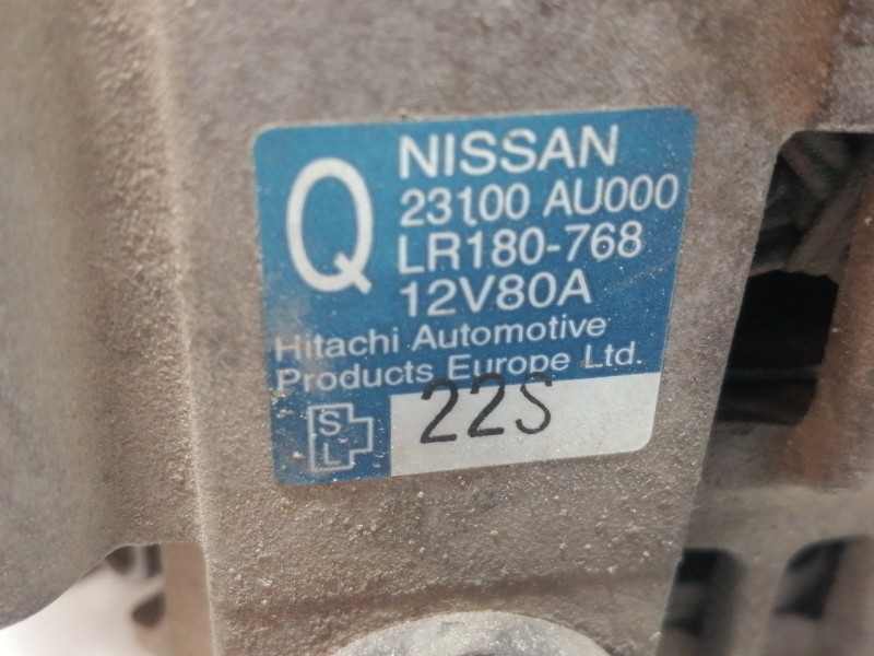 Recambio de alternador para nissan primera berlina (p12) 1.6 cat referencia OEM IAM 23100AU000 LR180768 