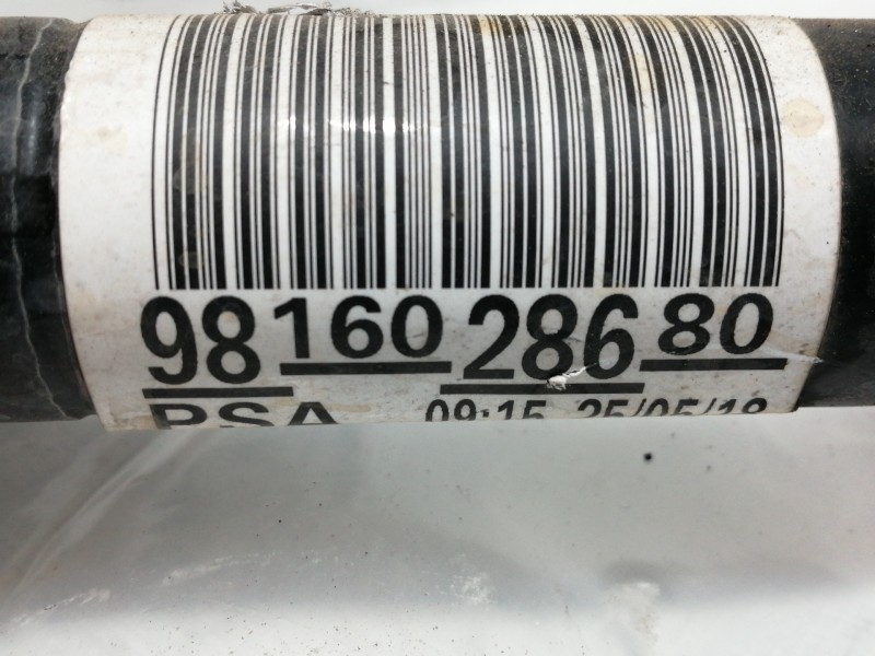 Recambio de transmision delantera derecha para citroën c3 feel referencia OEM IAM 9816028680  