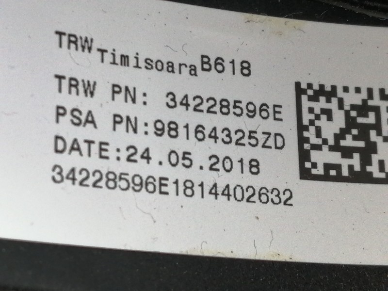 Recambio de volante para citroën c3 feel referencia OEM IAM 98164325ZD 5175588E 34228596E