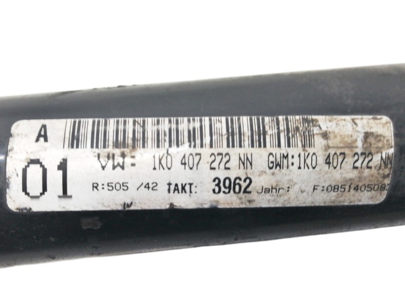 Recambio de transmision delantera derecha para volkswagen golf vi (5k1) advance referencia OEM IAM 1K0407272NN  