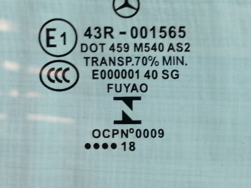 Recambio de luna delantera derecha para mercedes-benz clase gla (w156) gla 180 (156.942) referencia OEM IAM 43R001565 459M540AS2