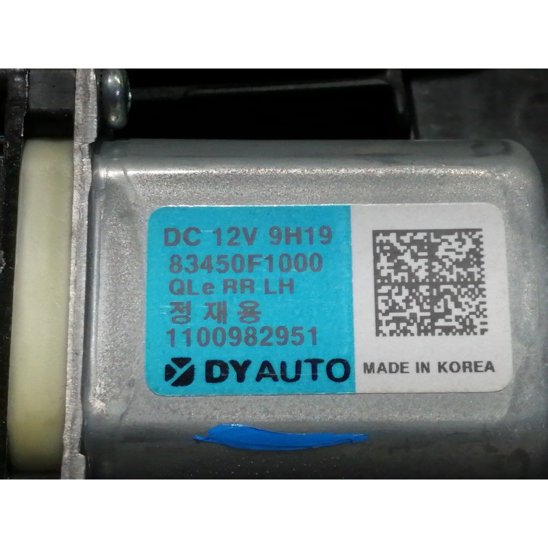 Recambio de elevalunas trasero izquierdo para kia sportage business 2wd referencia OEM IAM 83450F1000  