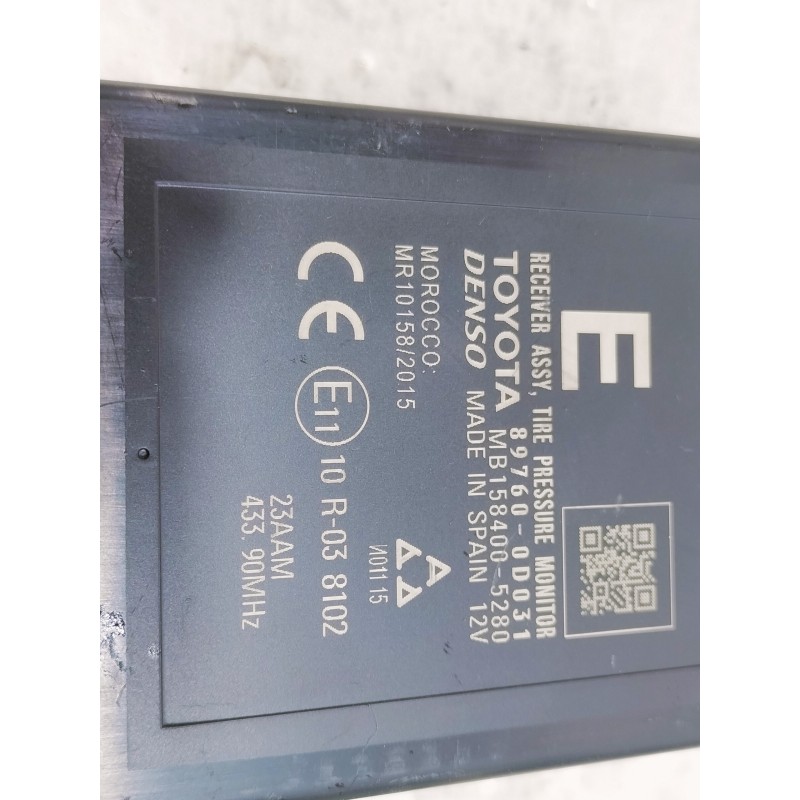 Recambio de modulo electronico para toyota yaris active referencia OEM IAM 897600D031 MB1584005280 