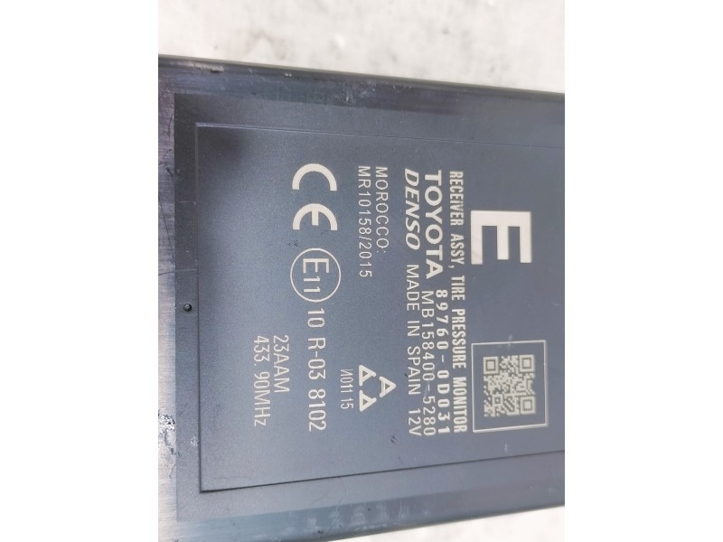 Recambio de modulo electronico para toyota yaris active referencia OEM IAM 897600D031 MB1584005280 