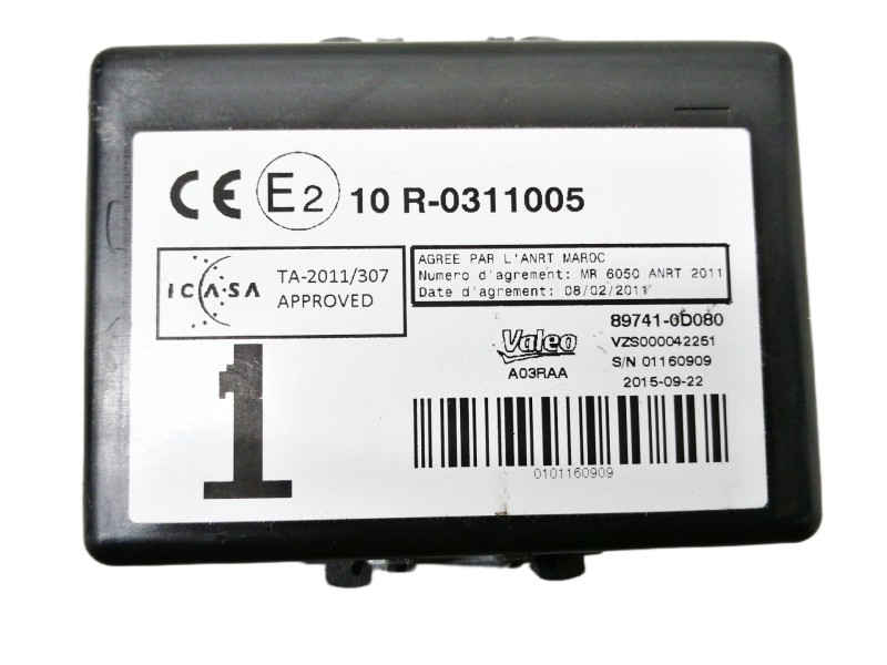 Recambio de modulo electronico para toyota yaris active referencia OEM IAM 10R0311005  