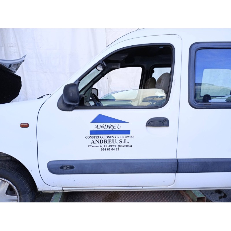Recambio de puerta delantera izquierda para renault kangoo (f/kc0) authentique referencia OEM IAM COMPLETA  