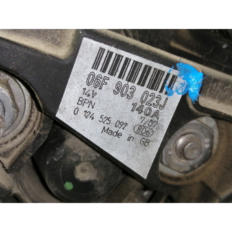 Recambio de alternador para seat alhambra (7v9) reference referencia OEM IAM 06F903023J 0124525092 