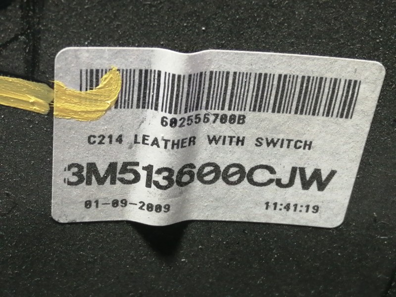 Recambio de volante para ford kuga (cbv) titanium referencia OEM IAM 3M513600CJW 602556700B 