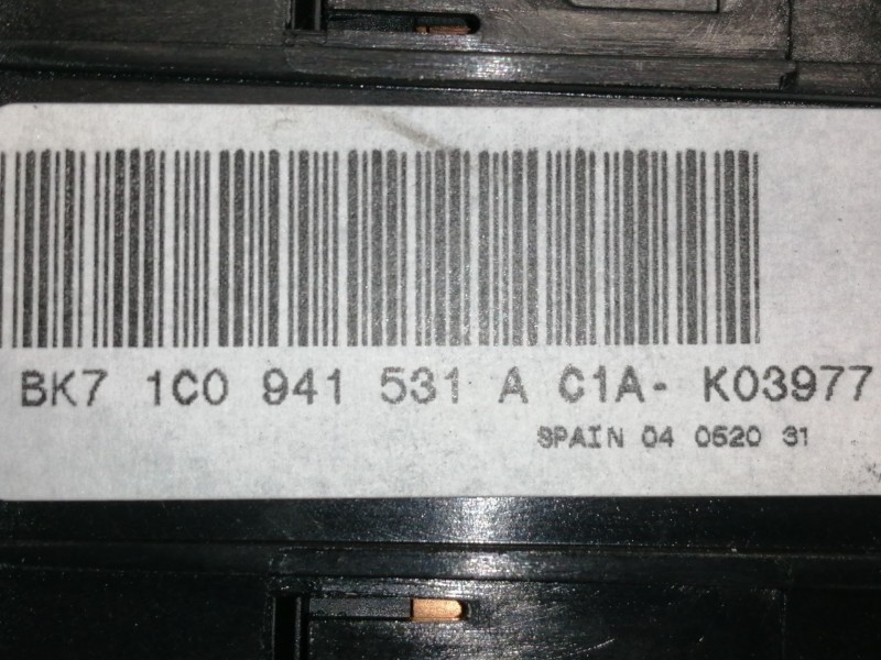 Recambio de mando luces para seat alhambra (7v9) reference referencia OEM IAM 1C0941531A 04052031 