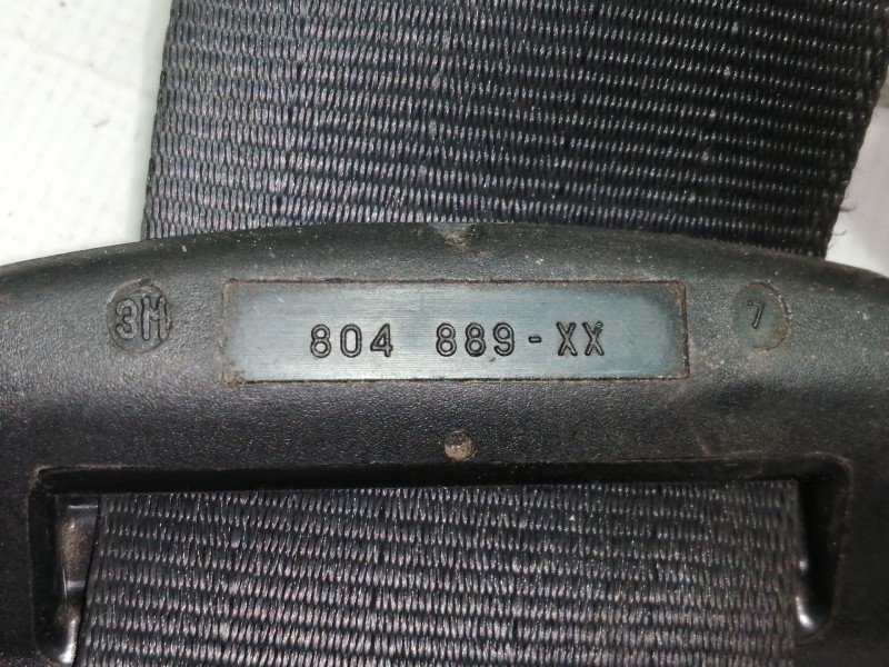 Recambio de cinturon seguridad delantero derecho para dacia dokker express ambiance referencia OEM IAM 804889XX  