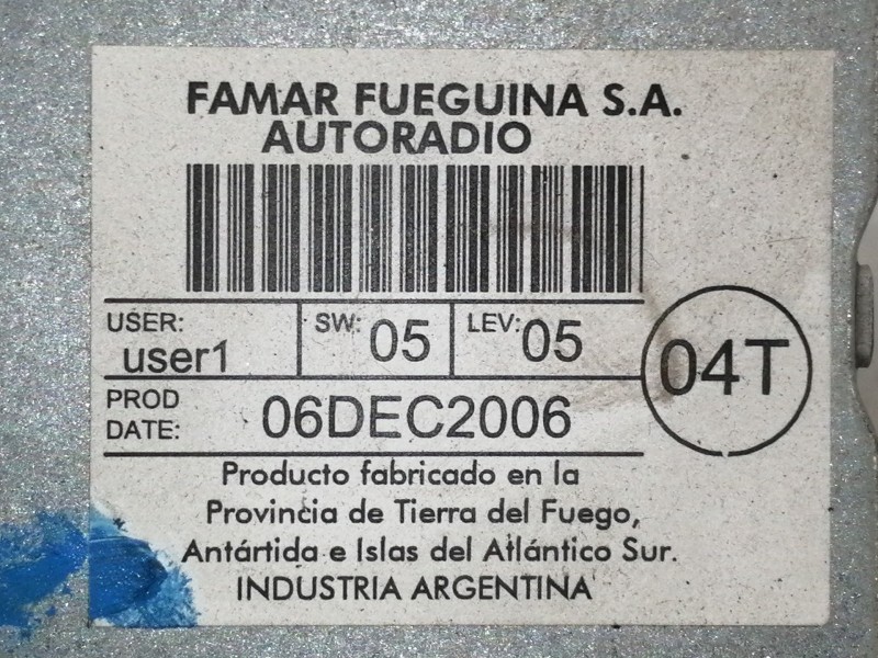 Recambio de sistema audio / radio cd para seat alhambra (7v9) reference referencia OEM IAM 5Z0035152D 5Z0035152DQ VWZ4Z4FD061455