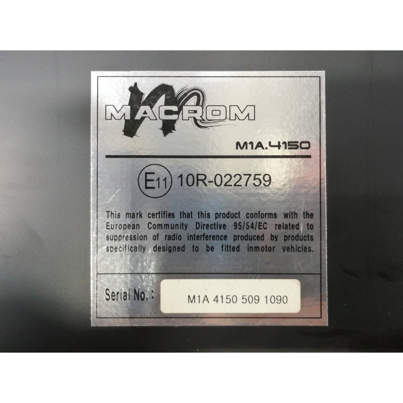 Recambio de sistema audio / radio cd para seat toledo (kg3) style referencia OEM IAM AMPLIFICADORAUDIOMACROMM1A4150 M1A415050910