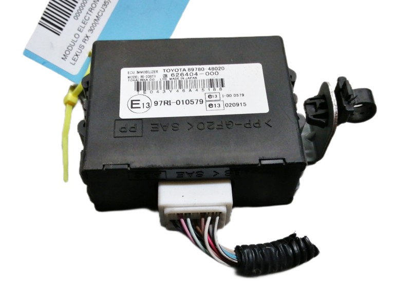 Recambio de modulo electronico para lexus rx 300(mcu35) luxury referencia OEM IAM 8978048020 626404000 