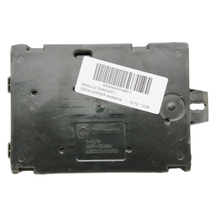 Recambio de modulo confort para dacia dokker ambiance referencia OEM IAM A2C83379900 A2C86181501 284B14049R 40406557 40406556 A2