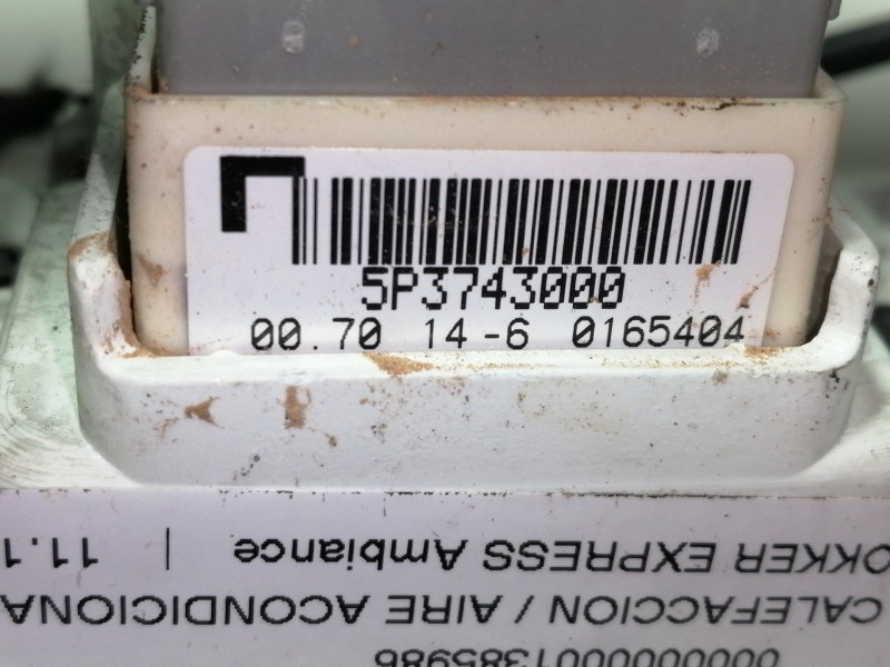 Recambio de mando calefaccion / aire acondicionado para dacia dokker express ambiance referencia OEM IAM 5P3743000  