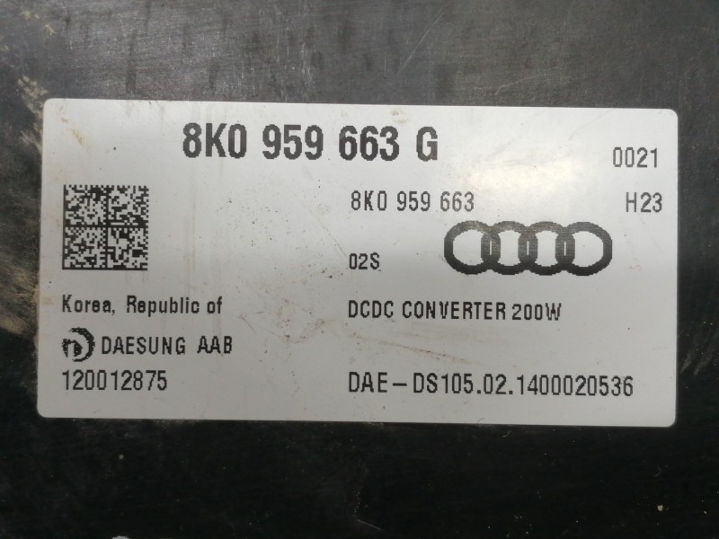 Recambio de modulo electronico para seat toledo (kg3) style referencia OEM IAM 8K0959663G 8K0959663 120012875