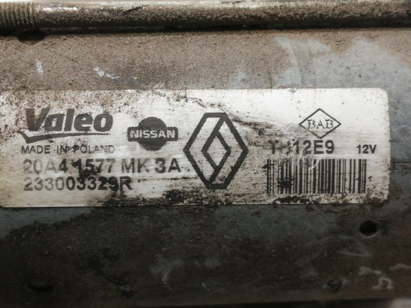 Recambio de motor arranque para dacia dokker express ambiance referencia OEM IAM 233003329R 20A41577MK3A 