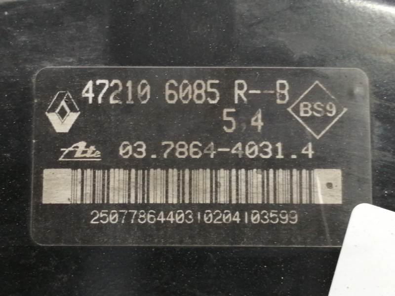 Recambio de servofreno para dacia dokker express ambiance referencia OEM IAM 472106085RB 03786440314 