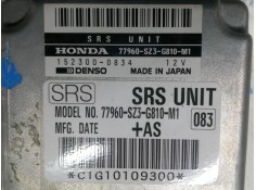 Recambio de centralita airbag para honda legend (ka9) 3.5 cat referencia OEM IAM 77960SZ3G810M1 1523000834 C1G10109300 2