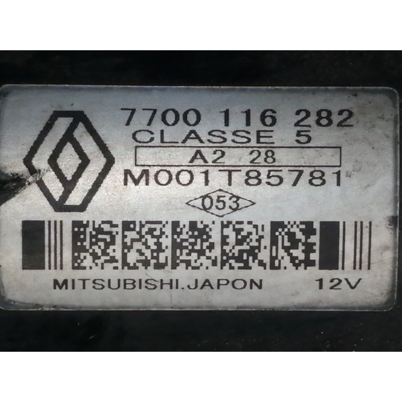 Recambio de motor arranque para renault scenic (ja..) 1.9 dci authentique referencia OEM IAM 7700116282 M001T85781 A228