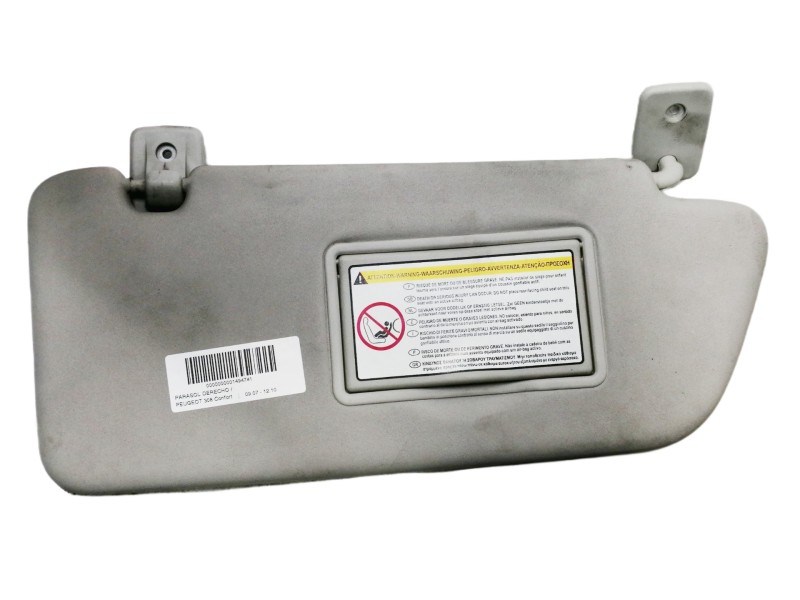 Recambio de parasol derecho para peugeot 308 confort referencia OEM IAM   