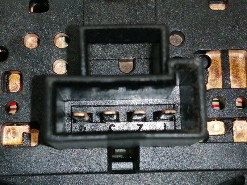 Recambio de mando limpia para opel corsa c cosmo referencia OEM IAM 09185417 09185413 / 09185414 / 09185415 / 09185417 12268700 