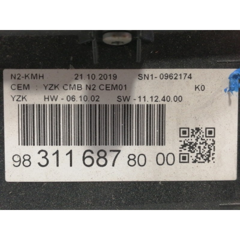 Recambio de cuadro instrumentos para opel vivaro furgón l express referencia OEM IAM 983116878000 769167680U / YZKCMBN2CEM01 / 9