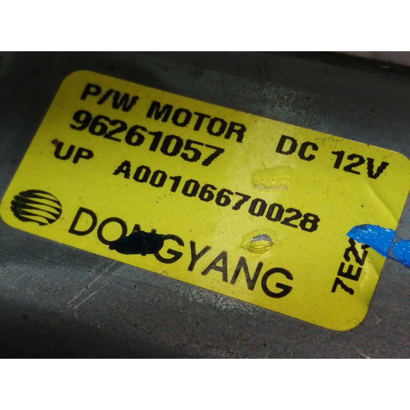 Recambio de elevalunas delantero derecho para chevrolet tacuma se referencia OEM IAM 96261057  