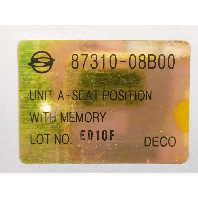 Recambio de modulo electronico para ssangyong rexton 2.7 turbodiesel cat referencia OEM IAM 8731008B00  