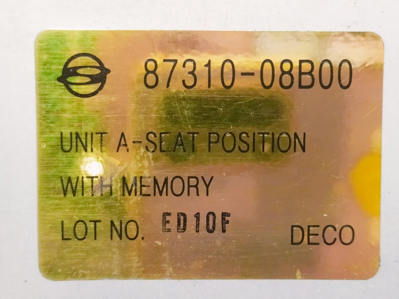 Recambio de modulo electronico para ssangyong rexton 2.7 turbodiesel cat referencia OEM IAM 8731008B00  