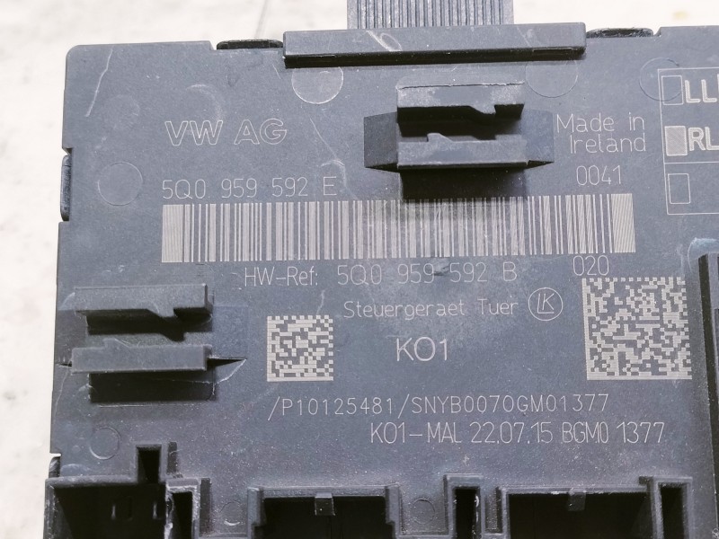 Recambio de modulo electronico para volkswagen golf vii lim. (5g1) advance bluemotion referencia OEM IAM 5Q0959592E P10125481 