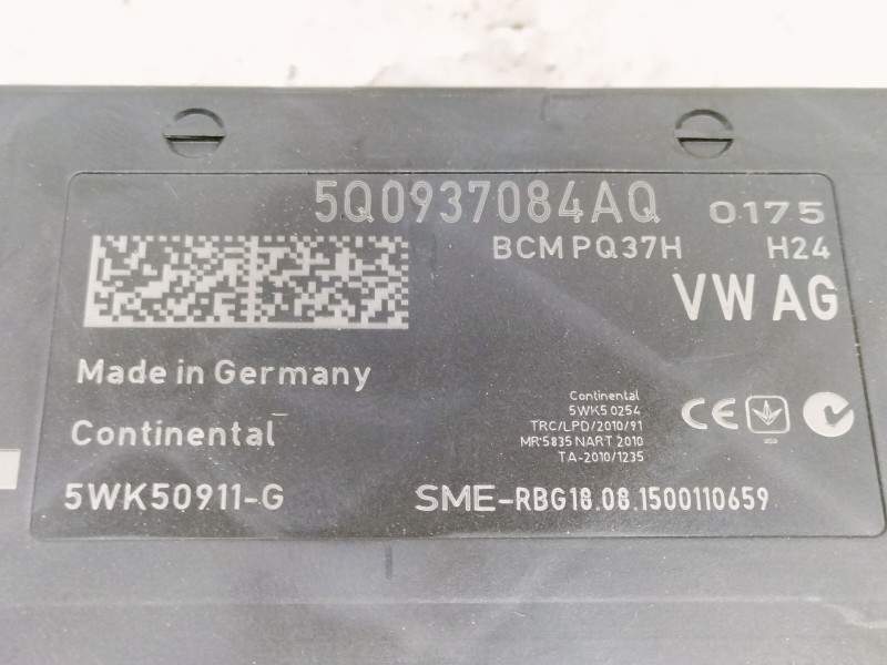 Recambio de modulo electronico para volkswagen golf vii lim. (5g1) advance bluemotion referencia OEM IAM 5Q0937084AQ  