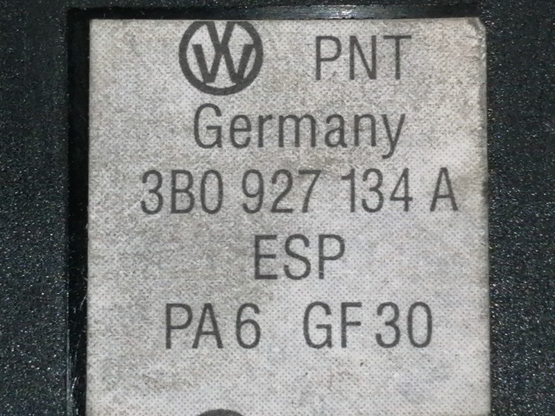 Recambio de interruptor para volkswagen passat berlina (3b3) 1.9 tdi referencia OEM IAM 3B0927134A  