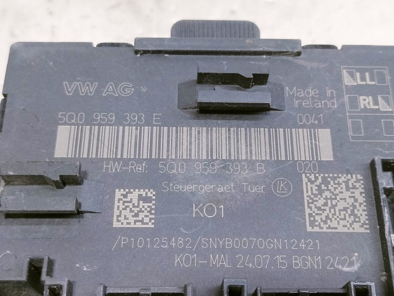 Recambio de modulo electronico para volkswagen golf vii lim. (5g1) advance bluemotion referencia OEM IAM 5Q0959393E P10125482 
