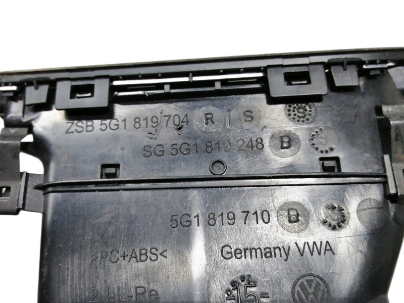 Recambio de rejilla aireadora para volkswagen golf vii lim. (5g1) advance bluemotion referencia OEM IAM 5G1819704R 5G1819248 