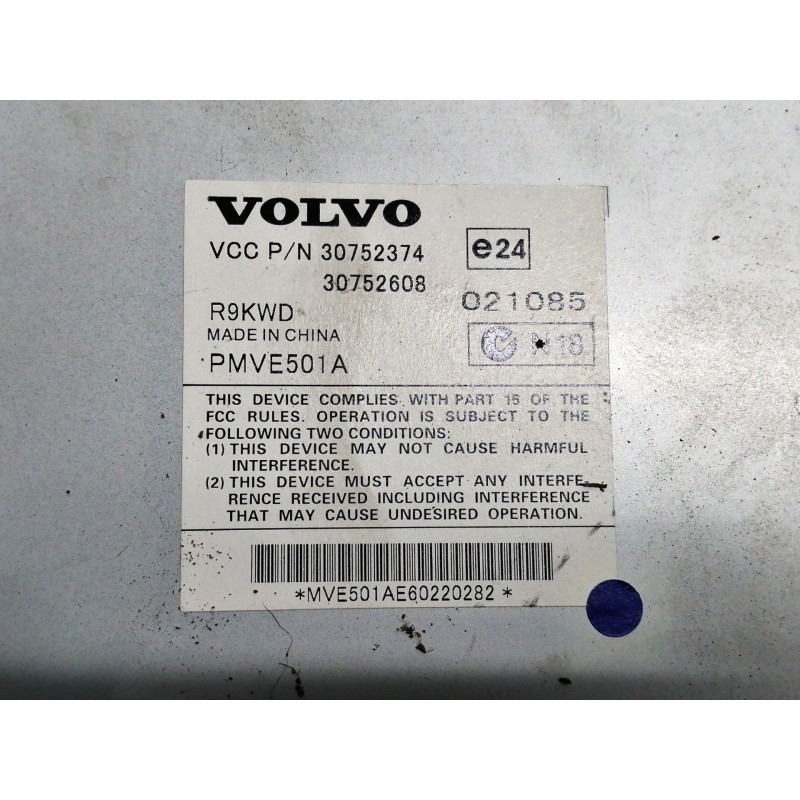 Recambio de modulo electronico para volvo c70 cabriolet 2.4i momentum (125kw) referencia OEM IAM 30752374 30752608 R9KWD