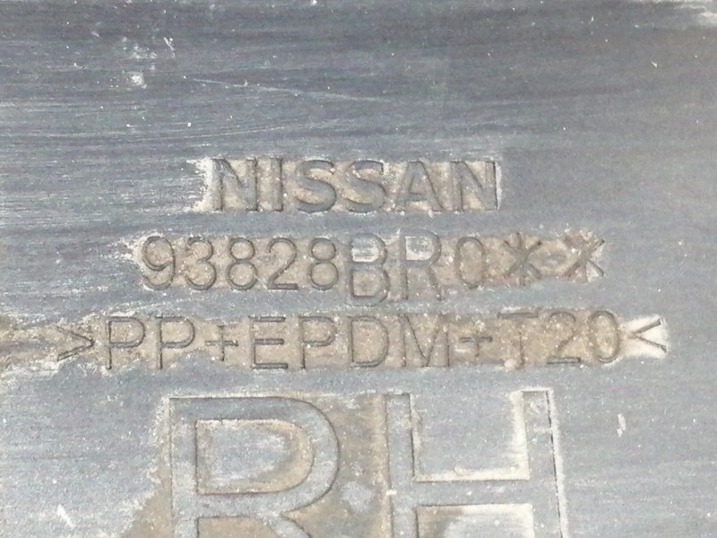 Recambio de aletin trasero derecho para nissan qashqai (j10) acenta referencia OEM IAM 93828BR  