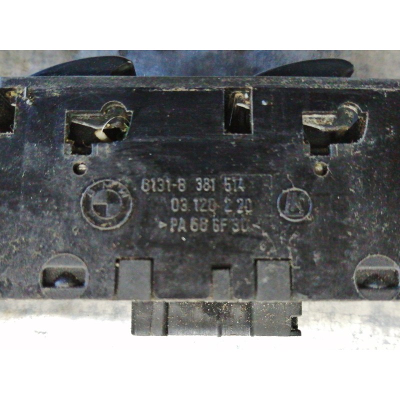 Recambio de mando elevalunas delantero derecho para bmw serie 3 berlina (e46) 330xd referencia OEM IAM 61318381514  