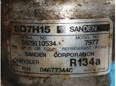 Recambio de compresor aire acondicionado para chrysler voyager (gs) 2.5 td se referencia OEM IAM 04677344C SD7H157977 7977 08291 2