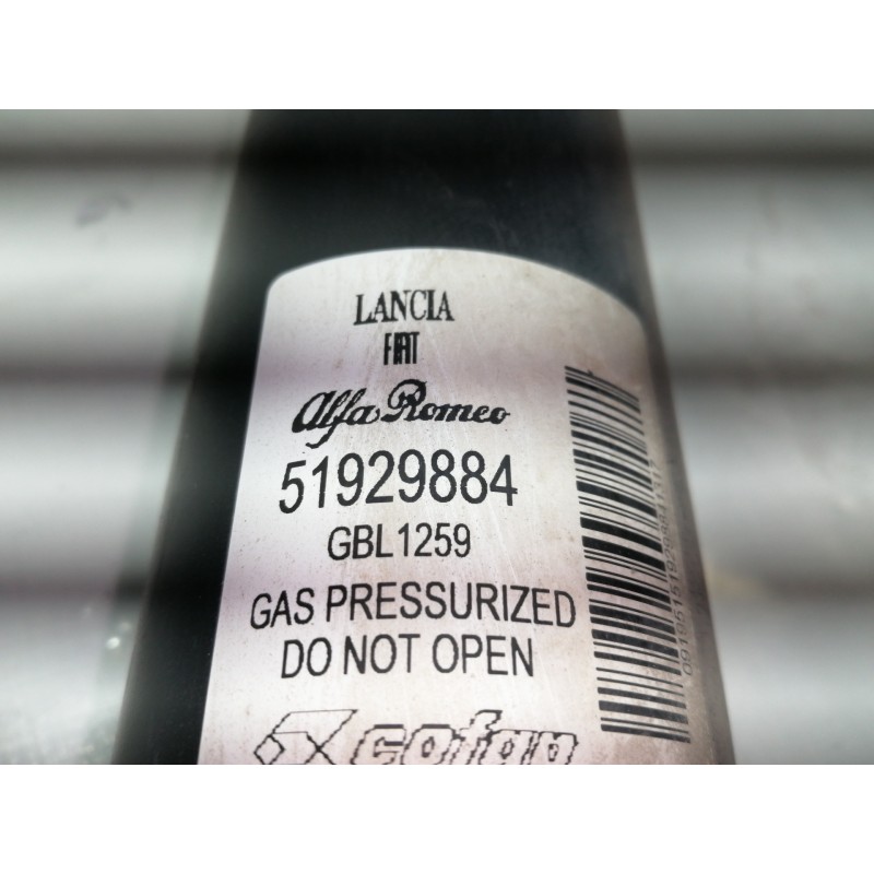 Recambio de amortiguador trasero izquierdo para fiat fiorino básico furgón referencia OEM IAM 51929884  