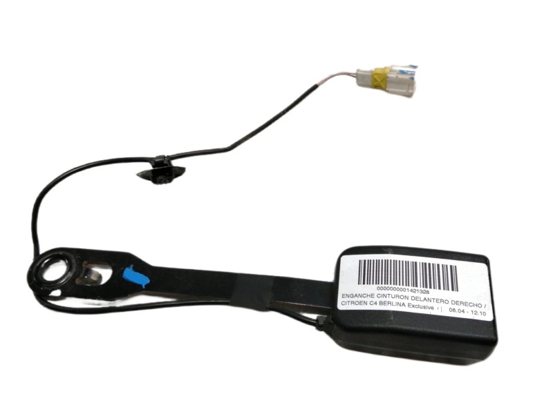 Recambio de enganche cinturon delantero derecho para citroën c4 berlina exclusive referencia OEM IAM 6094275 46932A 
