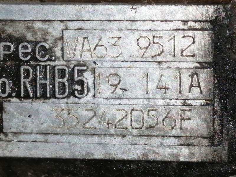 Recambio de turbocompresor para chrysler voyager (gs) 2.5 td se referencia OEM IAM 35242056F VA639512 RHB519141A 