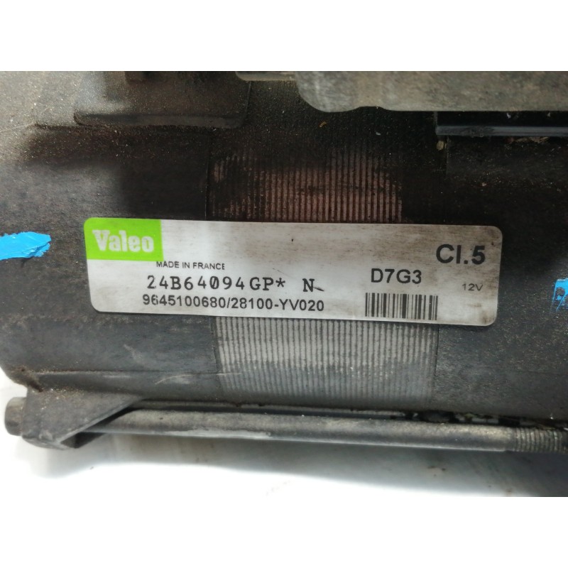 Recambio de motor arranque para citroën c4 berlina exclusive referencia OEM IAM 9645100680 28100YV020 