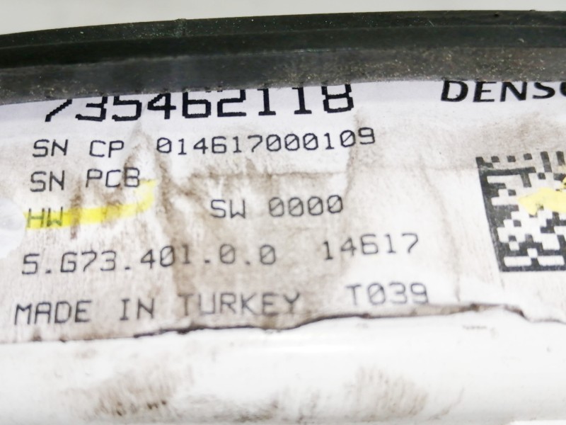 Recambio de mando calefaccion / aire acondicionado para fiat fiorino básico furgón referencia OEM IAM 735462118  