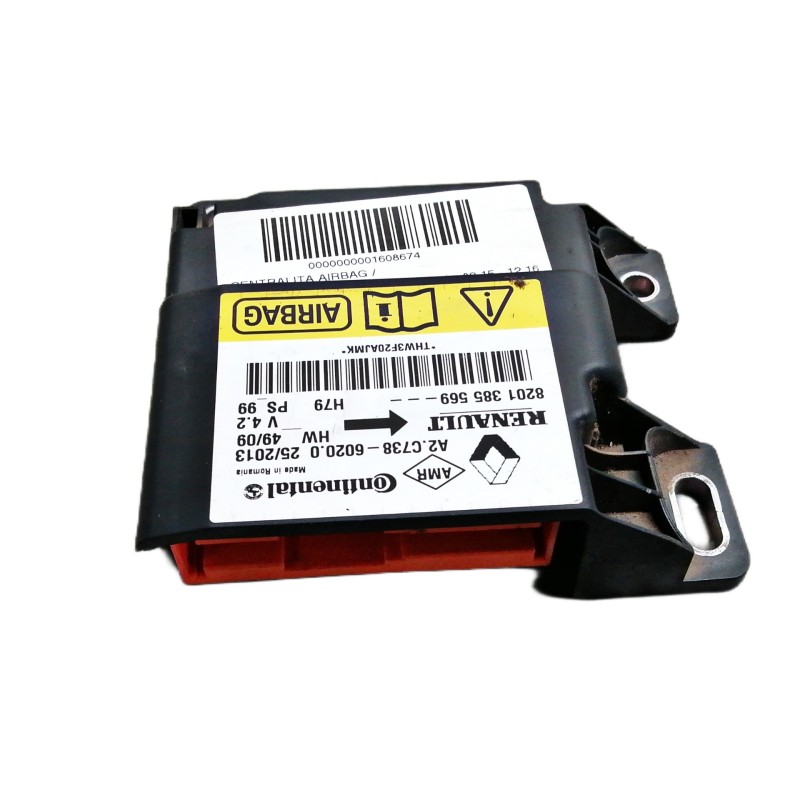 Recambio de centralita airbag para dacia duster sl audacia 4x2 referencia OEM IAM 8201385569 A2C73860200 