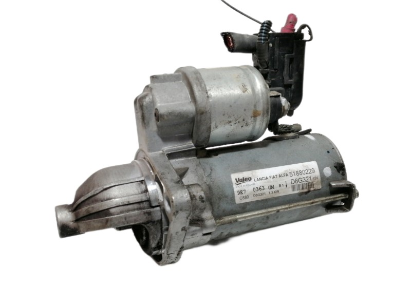 Recambio de motor arranque para fiat fiorino básico furgón referencia OEM IAM 51880229 D6G321 C880