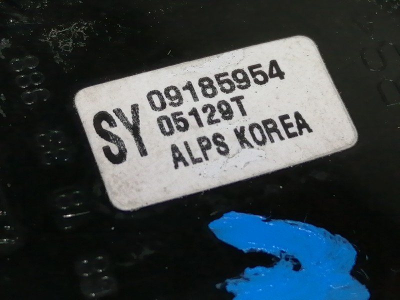 Recambio de mando elevalunas delantero izquierdo para opel vectra c berlina comfort referencia OEM IAM 09185954 687833988 