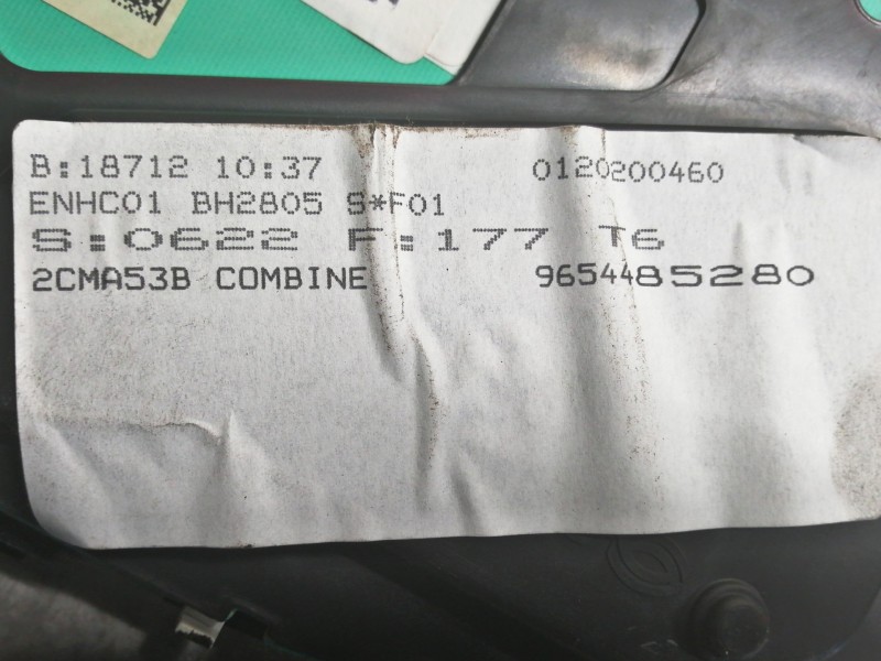 Recambio de cuadro instrumentos para peugeot 307 break/sw (s2) x-line referencia OEM IAM 216785135 9654485280 P9654485280
