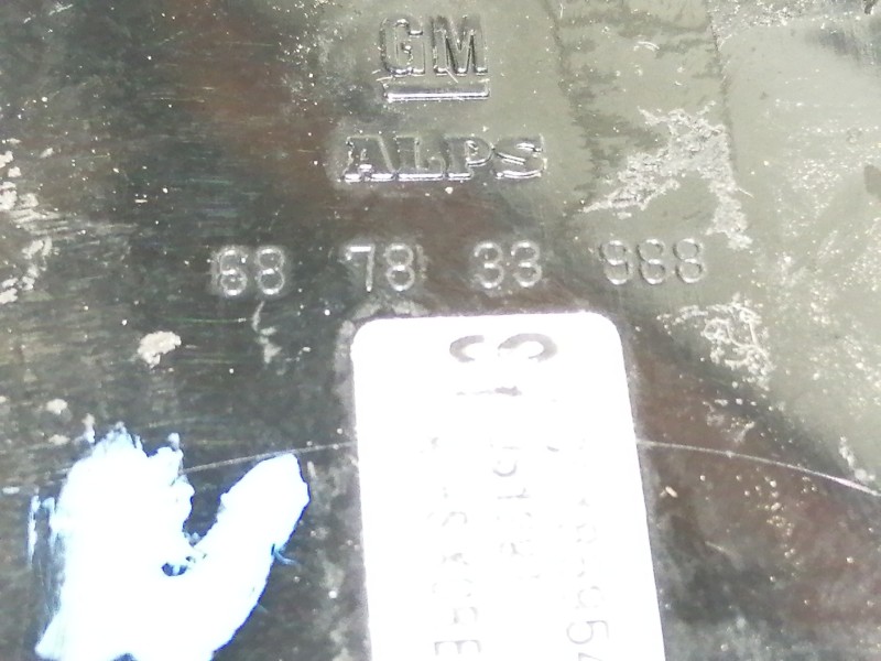 Recambio de mando elevalunas delantero izquierdo para opel vectra c berlina comfort referencia OEM IAM 09185954 687833988 