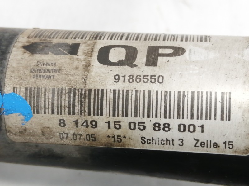 Recambio de transmision delantera derecha para opel vectra c berlina comfort referencia OEM IAM 9186550 8149150588001 